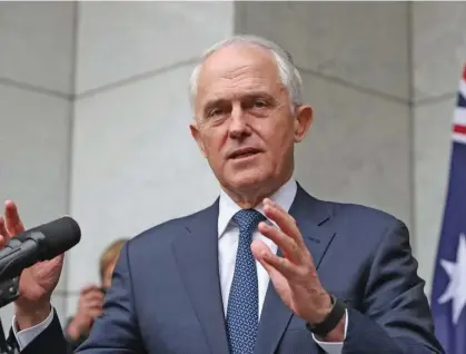  ??  ?? Former Australian Prime Minister Malcolm Turnbull.