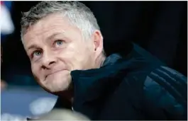  ??  ?? Ole Gunnar Solskjaer