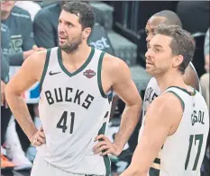  ?? FOTO: EFE ?? En pista junto a Mirotic, actual compañero de equipo y selección