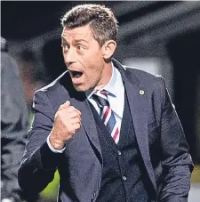  ??  ?? Rangers boss Pedro Caixinha.