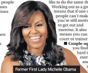  ??  ?? Former First Lady Michelle Obama