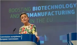  ?? ?? New Commission plan for the future of the biotech sector in Europe lies in the simplifica­tion of the regulatory process.