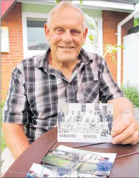  ??  ?? Te Puke’s Kelvin Blythe is a former pupil of Rangiuru School which is 100 years old this year.