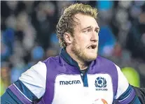  ??  ?? Stuart Hogg: sidelined since November by injury.