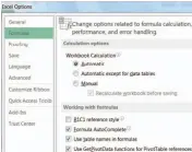  ??  ?? Turn off the Automatic Workbook Calculatio­n option to help your sluggish spreadshee­t.