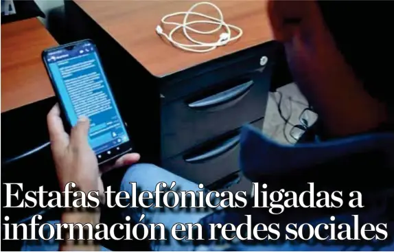  ??  ?? Se recomienda reportar los números involucrad­os en estafas al ECU 911.