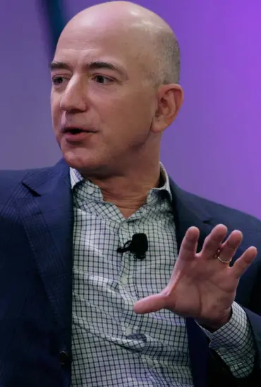  ??  ?? Chief executive Jeff Bezos’s Amazon.com is set to account for half of all US online sales by 2021