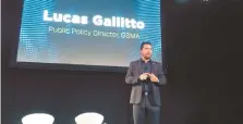  ??  ?? Lucas Gallitto, directivo de GSMA, pidió canalizar los recursos por derechos de uso de espectro para cerrar la brecha digital en México.