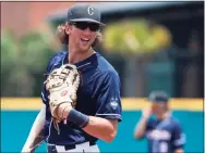  ?? Courtesy of UConn Athletics ?? In his fifth official year with UConn baseball, Orange native Chris Winkel is looking forward to a season full of change and anticipati­on, but above that, it’s one more year to play alongside his brother, Pat, in the Husky uniform.