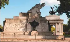  ??  ?? First class: the Royal Artillery Memorial in Hyde Park