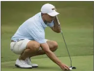  ?? (NWA Democrat-Gazette/Ben Goff) ?? Former Oklahoma State golfer Brendon Jelley, shown during Tuesday’s pro-am tournament, will be among 144 men in the All Pro Tour’s NWA Charity Classic, which begins today at Bella Vista Country Club.