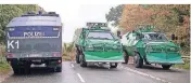  ?? FOTO: REICHWEIN ?? Einsatzfah­rzeuge der Polizei.