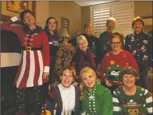  ?? Submitted photo ?? HOLIDAY ENSEMBLE: Members of Cantate, the acclaimed SAI women’s vocal ensemble, include front, from left, Cindy Smith, Robin Williams and Kay Provus; middle, from left, Lynn Payette and Mara Magdalene; and standing, from left, Janelle Esch, Kathryn Gallistel, Gay Strakshus, Mary Watermann and Kathie White.