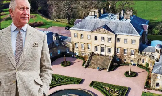  ?? ?? ROYAL INVITATION: Prince Charles, left, who hopes to offer sanctuary on his Dumfries House estate