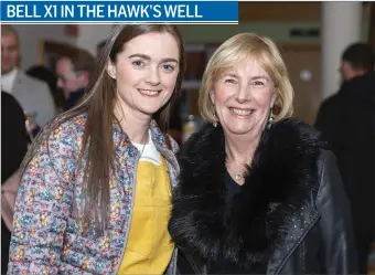  ??  ?? Marion McGarrigle and Ann Mitchell at the Bell X1 concert in the Hawk’s Well on Friday. Pic: Donal Hackett.