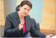  ?? Picture: PA. ?? Ruth Davidson.