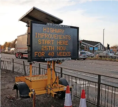 Highway works on major route to last for 40 weeks - PressReader