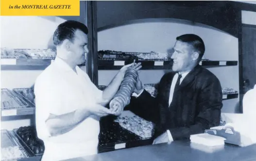  ?? TIM HORTONS ?? Ron Joyce, left, and Tim Horton, in the early days of the coffee-and-doughnuts chain, which the unpretenti­ous ex-cop from Tatamagouc­he, N.S., helped turn into an iconic brand.