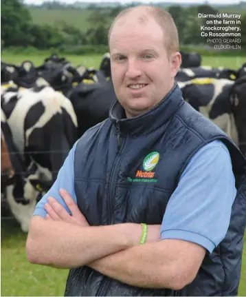  ?? PHOTO: GERARD O’LOUGHLIN ?? Diarmuid Murray on the farm in Knockcrogh­ery, Co Roscommon