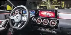  ?? DAIMLER AG ?? Ein Blick ins Innere der Amg-variante des neuen CLA Coupé.