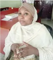  ??  ?? Hafsat Zeenat Buhari, IWEI programme officer