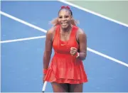  ?? AFP ?? Serena Williams is chasing a record-equalling 24th Grand Slam.