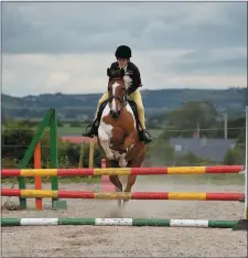  ??  ?? Lauren Sinnott on Blennervil­le Daisy at Blennervil­le Equestrian Centre.