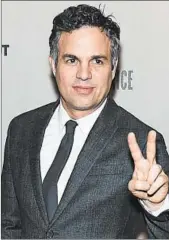  ?? JAMIE MCCARTHY/GETTY ?? Mark Ruffalo will star in six-episode series “I Know This Much Is True.” He will also be an executive producer.