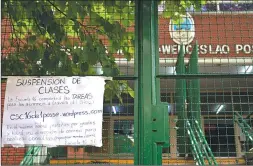  ?? ?? SIN CLASES PRESENCIAL­ES. Al menos un millón de chicos tuvo un contacto nulo o bajo con la escuela durante la pandemia.