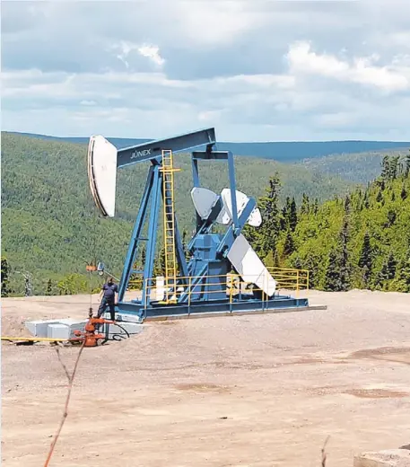  ??  ?? Junex, qui possède des permis d’exploratio­n sur l’île d’Anticosti, a déjà réalisé des travaux en Gaspésie.