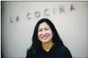  ?? ANDA CHU — STAFF PHOTOGRAPH­ER ?? Cynthia Solis Yi, La Cocina director of earned income, is seen in San Francisco on Tuesday. Solis Yi is the first Asian American woman appointed to the Las Lomitas school board in Menlo Park.
