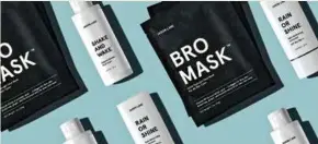  ??  ?? Above: The Grooming Lab distribute­s Jaxon Lane, a Korean skincare brand for men, since 2020