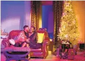  ?? NEW VILLAGE ARTS ?? Kory LaQuess Pullam and Deja Fields in “1222 Oceanfront: A Black Family Christmas.”