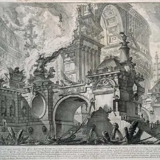  ??  ?? Acquaforte «Parte di ampio magnifico Porto, 1749-1750»