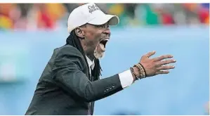  ?? FOTO: FRANCISCO SECO/AP/DPA ?? Kameruns Cheftraine­r Rigobert Song hat selbst als Spieler Erfahrunge­n mit Brasilien als Gegner gemacht.