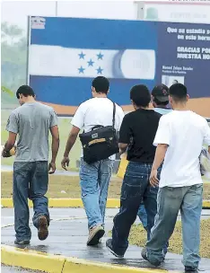  ?? FOTO: EL HERALDO ?? Con 44,676 deportacio­nes, México es el país desde donde más hondureños fueron retornados en este año.