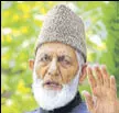  ??  ?? Syed Ali Shah Geelani