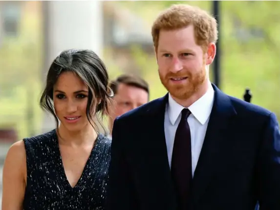  ?? (AFP/Getty) ?? The Duke and Duchess of Sussex moved to Los Angeles last year