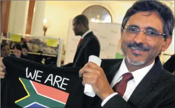  ?? PHOTO: BRENTON GEACH ?? Economic Developmen­t Minister Ebrahim Patel in his budget vote in Parliament yesterday outlined key areas to increase participat­ion of black people in the economy.