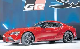  ??  ?? Toyota Supra. El primer modelo de calle fabricado por el Gazoo Racing, la división deportiva de la marca nipona. Tiene un motor de 340 CV.