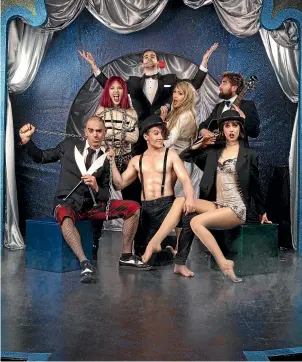  ??  ?? The cast of Centrepoin­t Theatre’s show Club Cabaret Part Deux, which will be coming to Palmerston North in 2019.