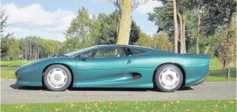  ??  ?? BUILT FOR SPEED for a time the XJ220 was the fastest production car in the world