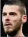  ??  ?? David de Gea