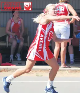  ??  ?? She’a back: Nat Fletcher has returned to the Swans A-grade side after a yearoff through injury. Pictures: Gus McCubbing