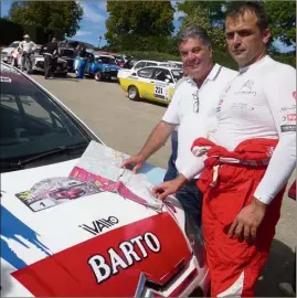  ?? (Photo G. L.) ?? Dans dix mois, quand sonnera l’heure du départ du Terre du Haut-Var, l’ASA Grasse sera aux manettes, avec le président Rémi Tosello, et au volant, avec Cyrille Féraud, entre autres...