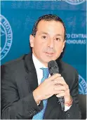  ?? FOTO: EL HERALDO ?? El presidente del BCH, Wilfredo Cerrato, anunció la ampliación de Agrocrédit­o 8.7.