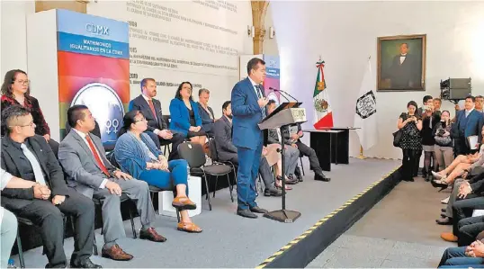  ??  ?? Conferenci­a del jefe de Gobierno capitalino.