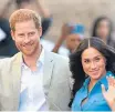 ??  ?? Harry and Meghan.