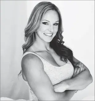  ?? Submitted photo ?? Pawtucket native Stacey Venagro, who runs a fitness studio in Cranston, is currently in Las Vegas to compete in the 2017 World Miss Fitness America Championsh­ips.