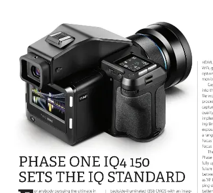 PHASE ONE IQ4 150 SETS THE IQ STANDARD | Australian ProPhoto | PressReade­r